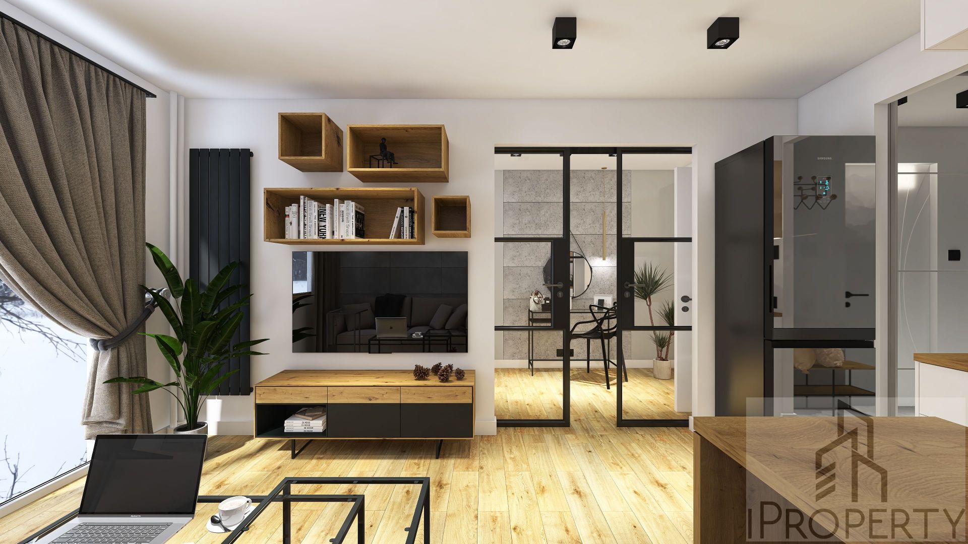 20latków Warszawa – salon z aneksem kuchennym (4)