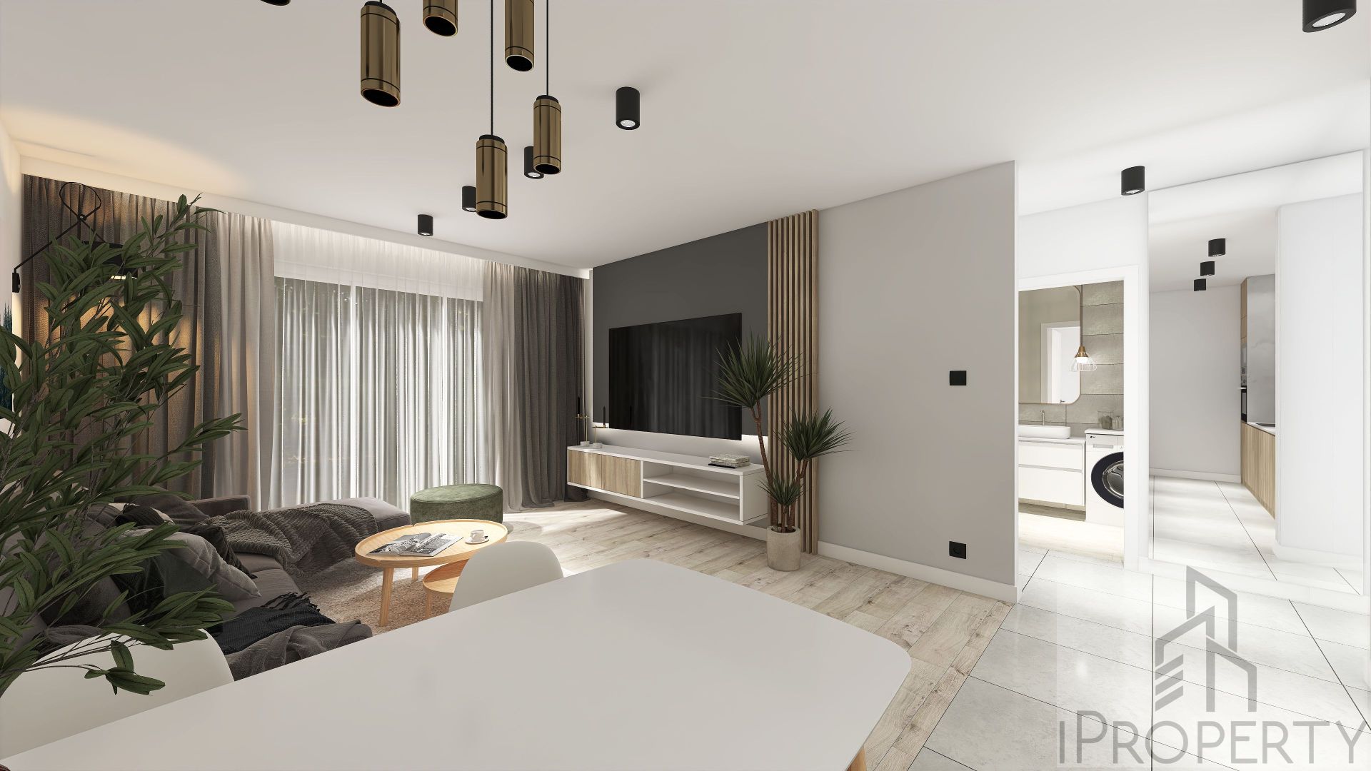 Gowarzewo – Develo – salon z aneksem kuchennym (10)