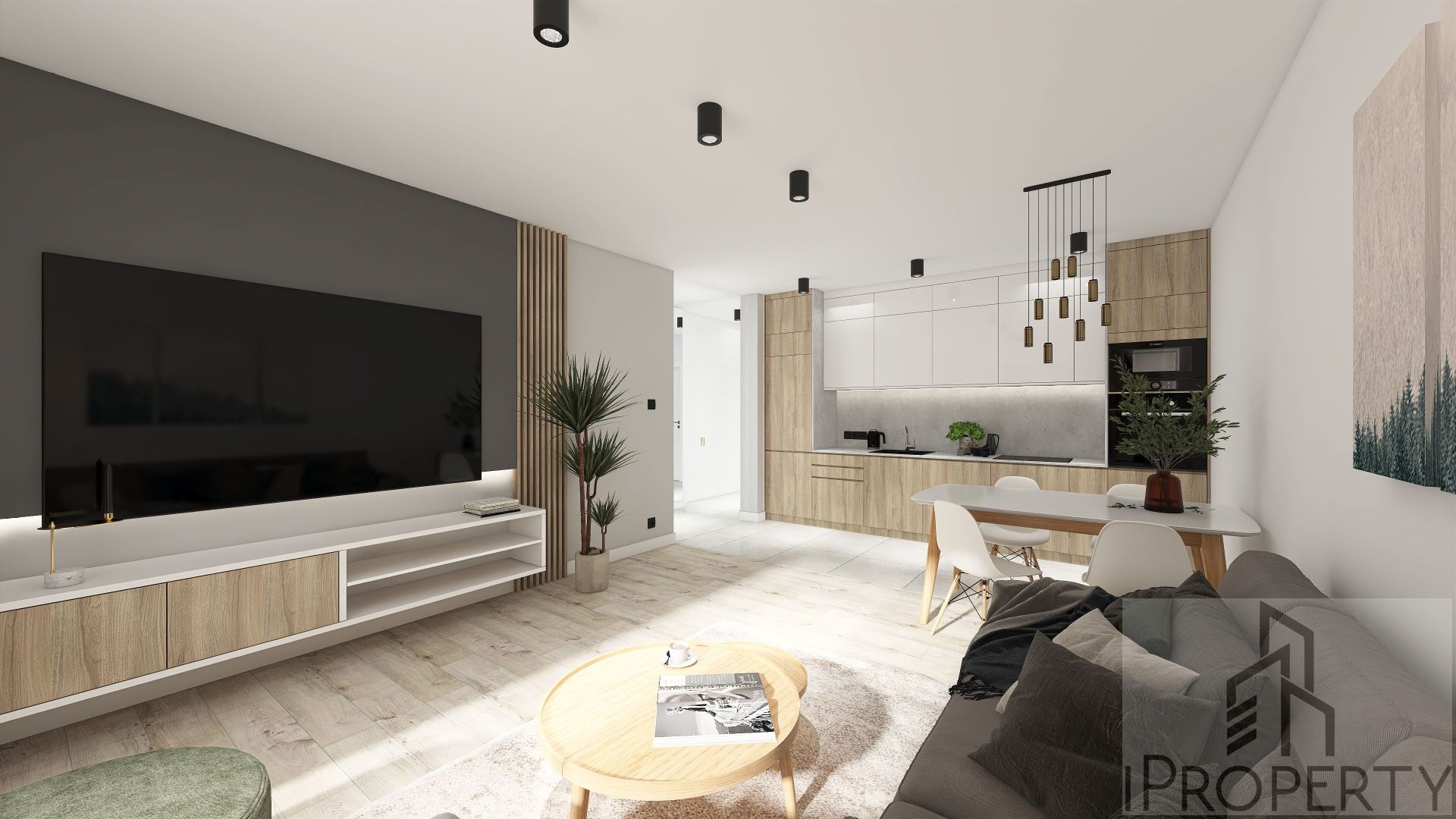 Gowarzewo – Develo – salon z aneksem kuchennym (3)