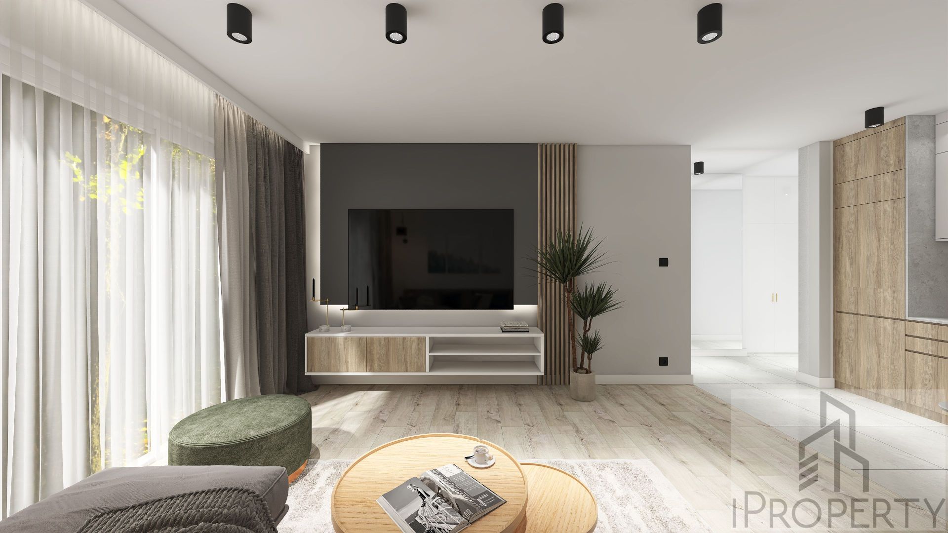 Gowarzewo – Develo – salon z aneksem kuchennym (4)
