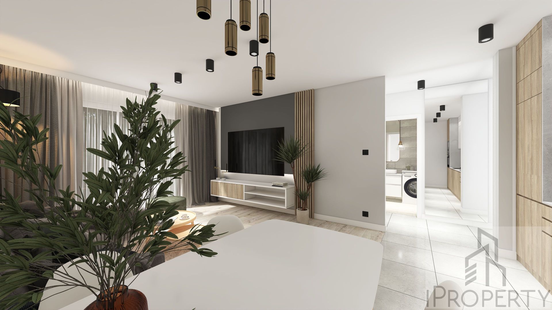 Gowarzewo – Develo – salon z aneksem kuchennym (5)