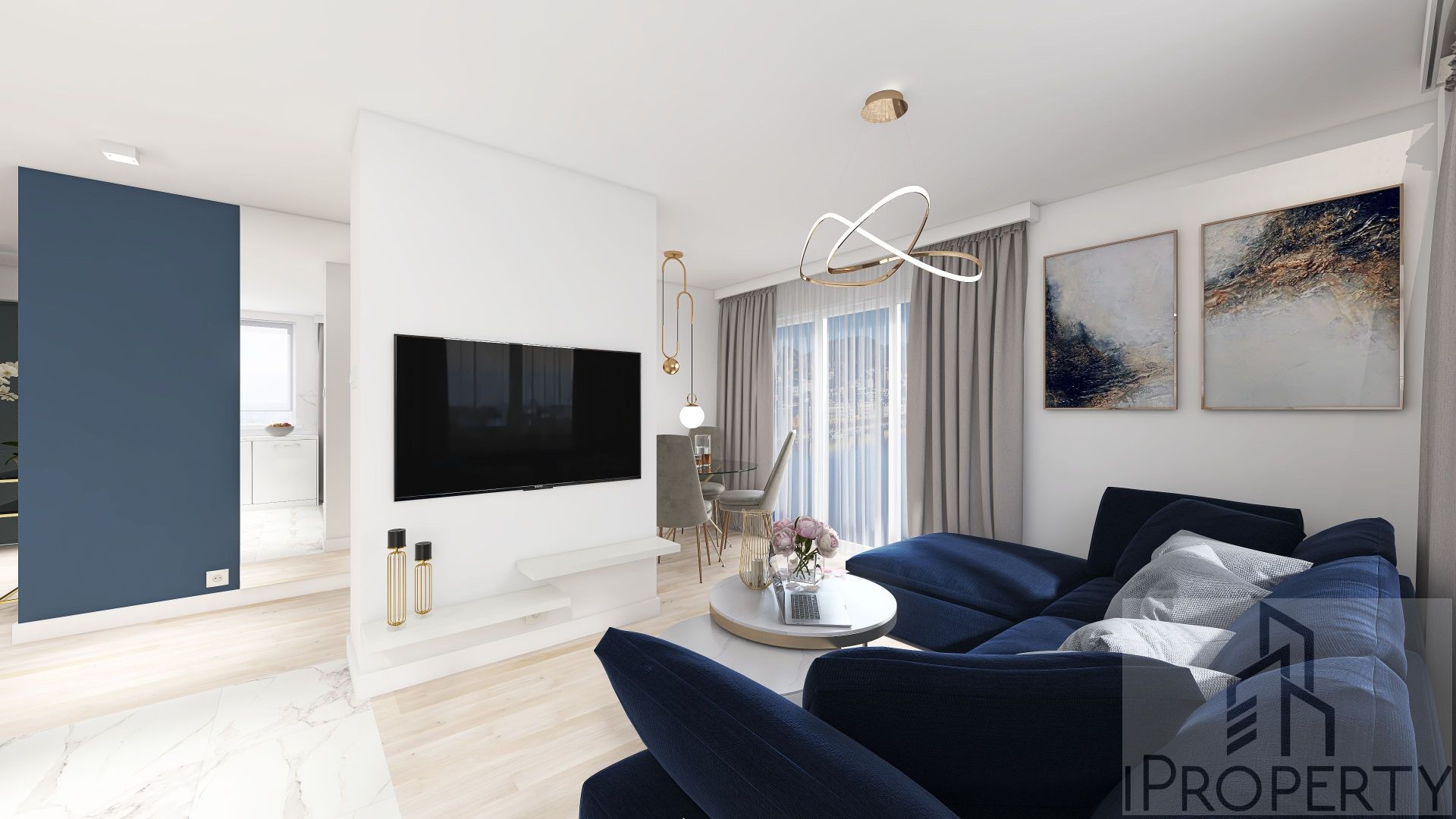 Kozielska Gliwice ver – salon z aneksem kuchennym (3)