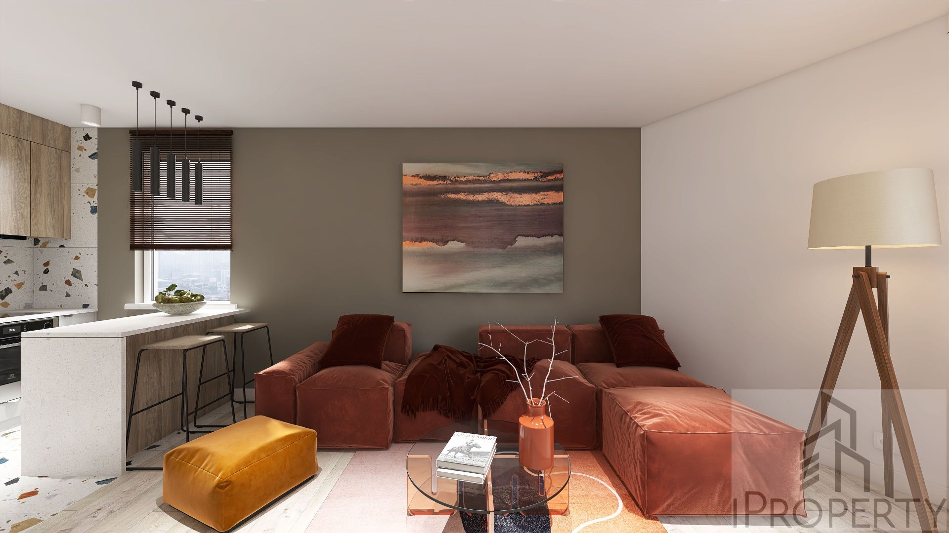 M29 – Rodźko – salon z aneksem kuchennym (5)