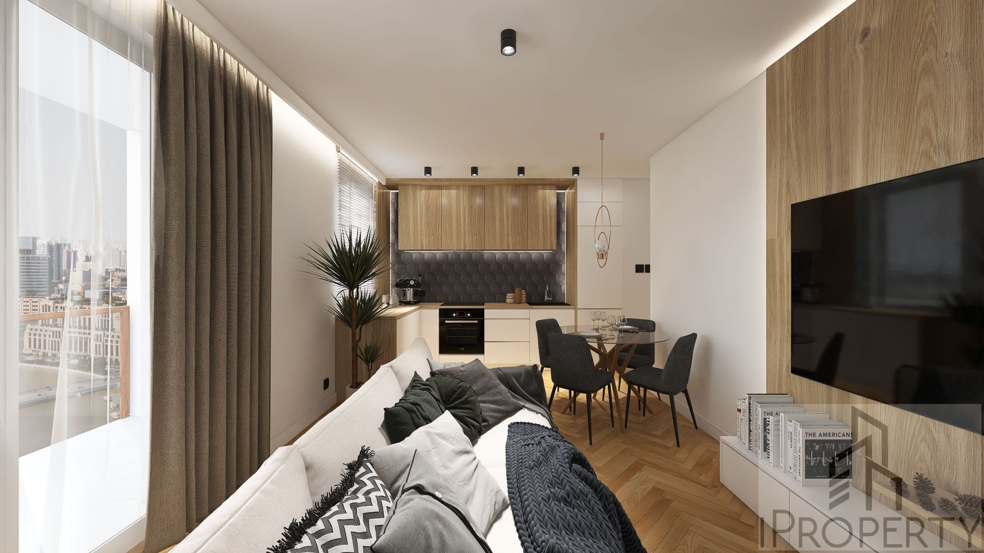 M30 – Rodźko – salon z aneksem kuchennym (5)