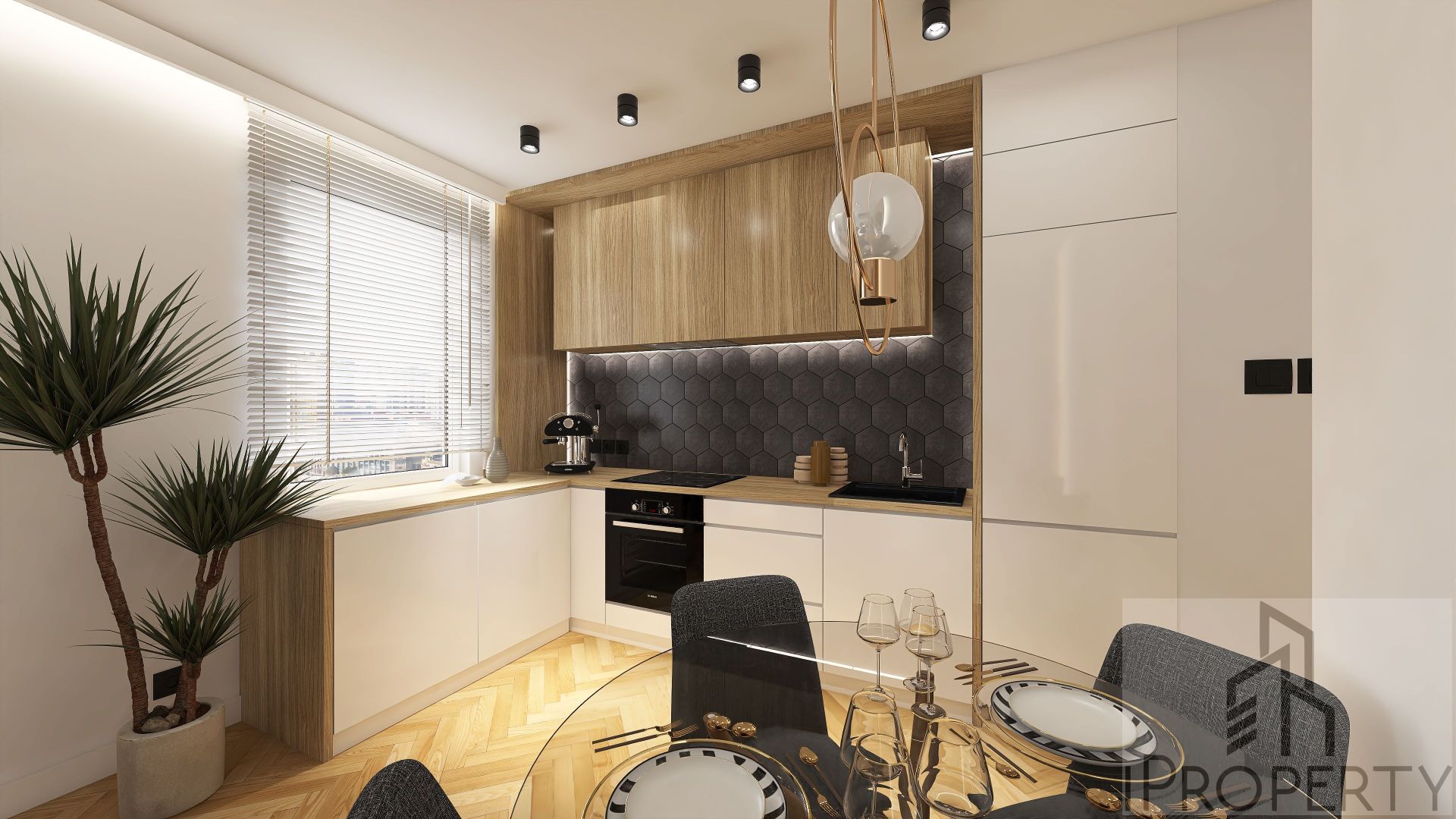 M30 – Rodźko – salon z aneksem kuchennym (7)