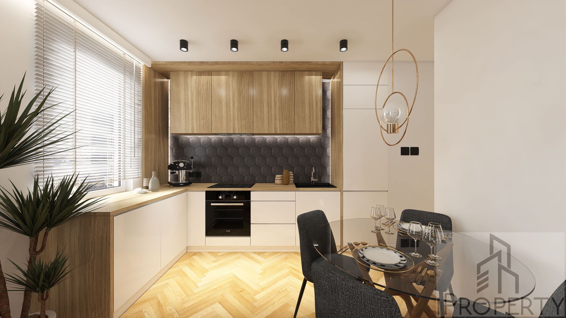 M30 – Rodźko – salon z aneksem kuchennym (8)
