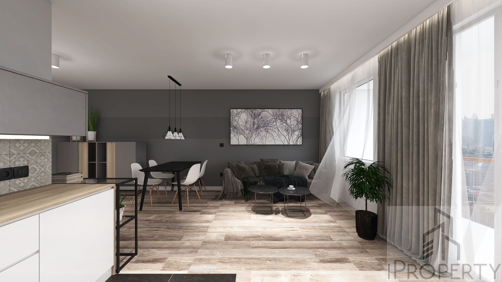 M5 – Rodźko – salon z aneksem kuchennym (7)