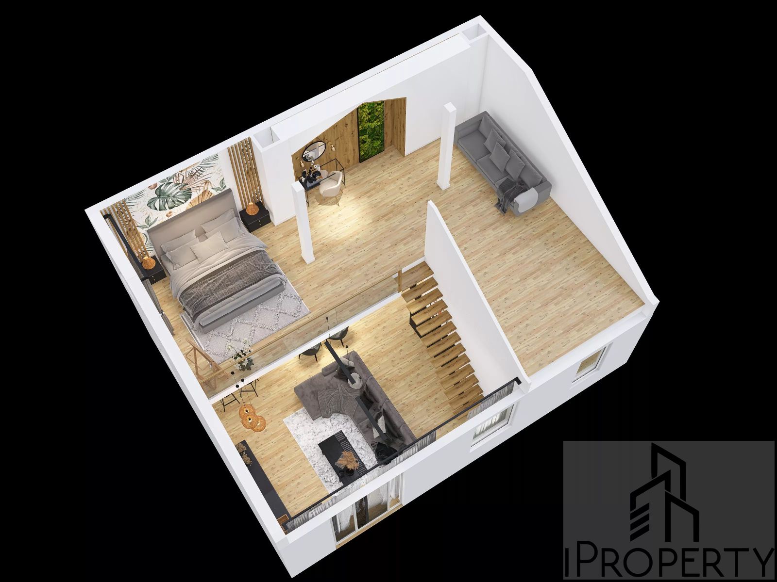 Olszynki Bydgoszcz – rzut 3D perspektywa