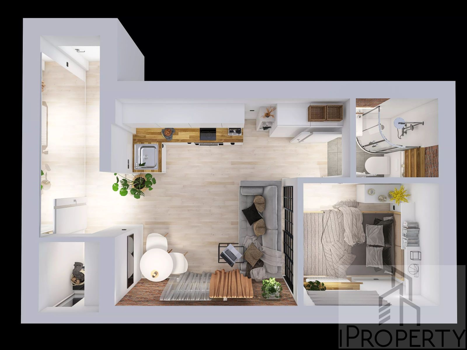 Targowa Łódź – rzut 3d (2)
